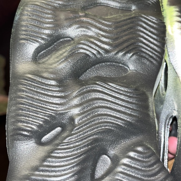 EVA Foam Runner Mx Unbranded  Ombré Lime Onyx Metallic Silver RNNR Clog New Mens - Picture 14 of 15